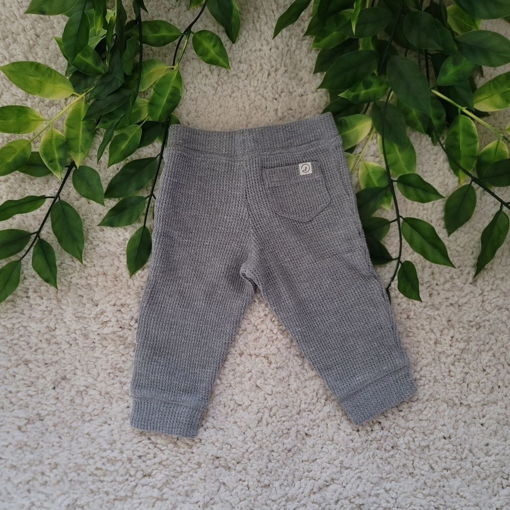 Baby Boy Grey Thermal Pants (6-9 Months) - Picture 2 of 3